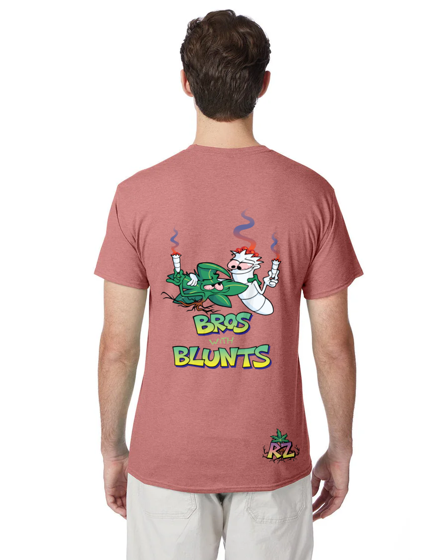 Rooted and Zooted T-Shirt - Bros With Blunts