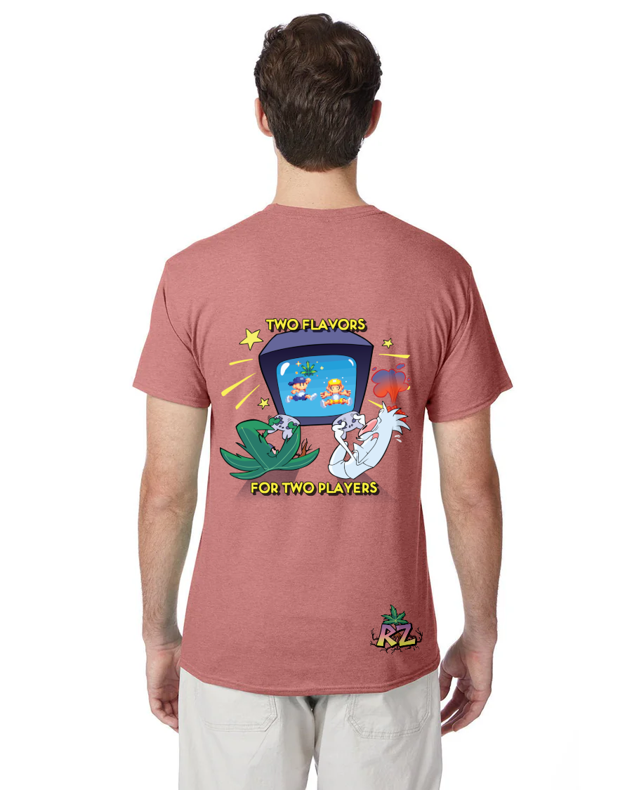 Rooted and Zooted T-Shirt - Two Flavors for Two Players