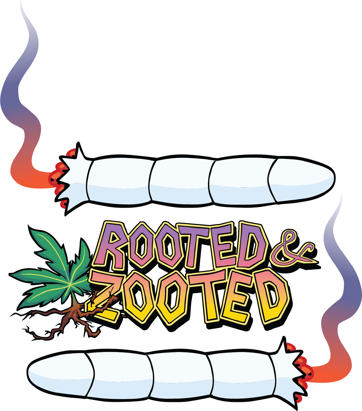 Rooted and Zooted Zip-Up - Bros With Blunts